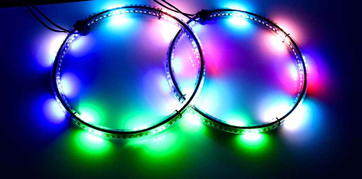 Apollo RGB Wheel Lights Kit - Set of 4 (Harness Included)
